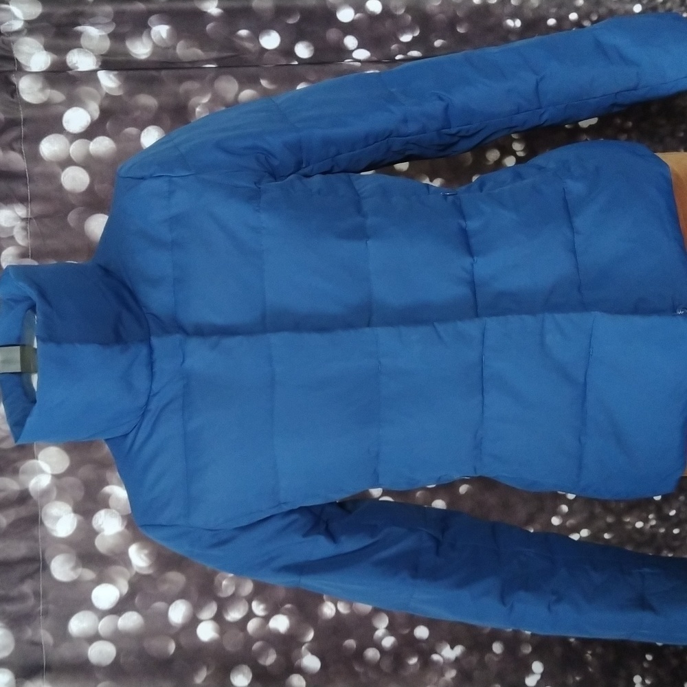 EUC Down Filled Puffer Coat 🧥 Royal Blue sz XS by JOE FRESH - Picture 5 of 10